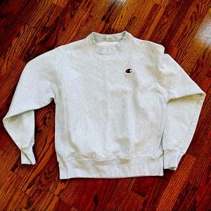 Champion crew neck sweatshirt light grey